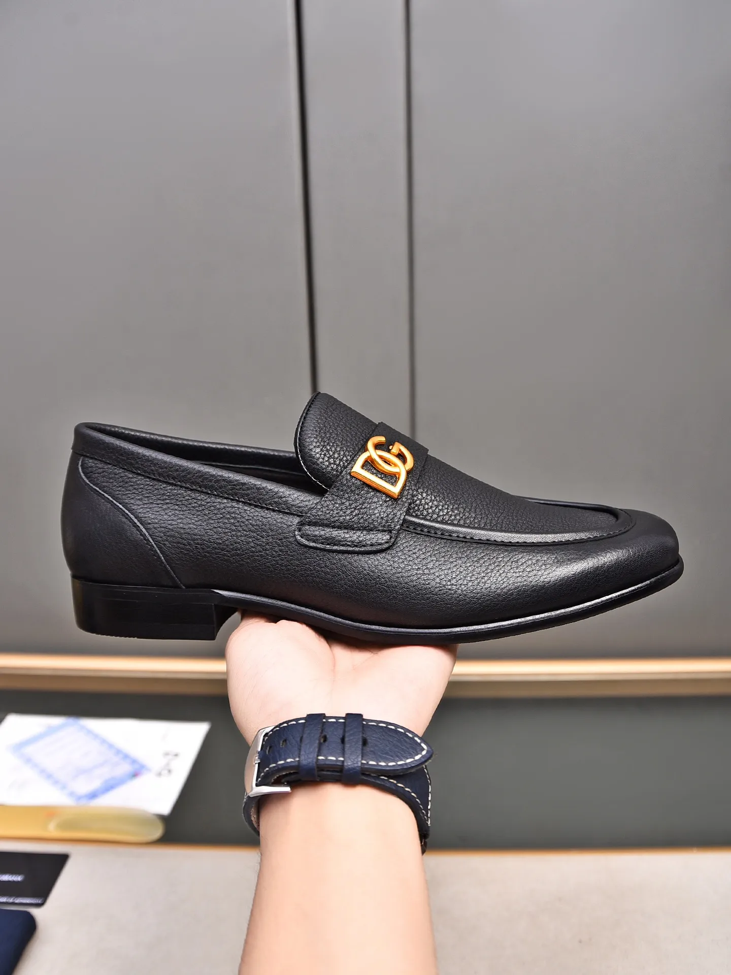 👍👍Men's shoes💰480 **Boutique recommendation**DG**The latest business formal leather shoes, official website synchronization, top version on the market, purely handmade. Fabric: imported calfskin with water-dyed cow lining 38, 39, 40, 41, 42, 43, 44 (customized at 45